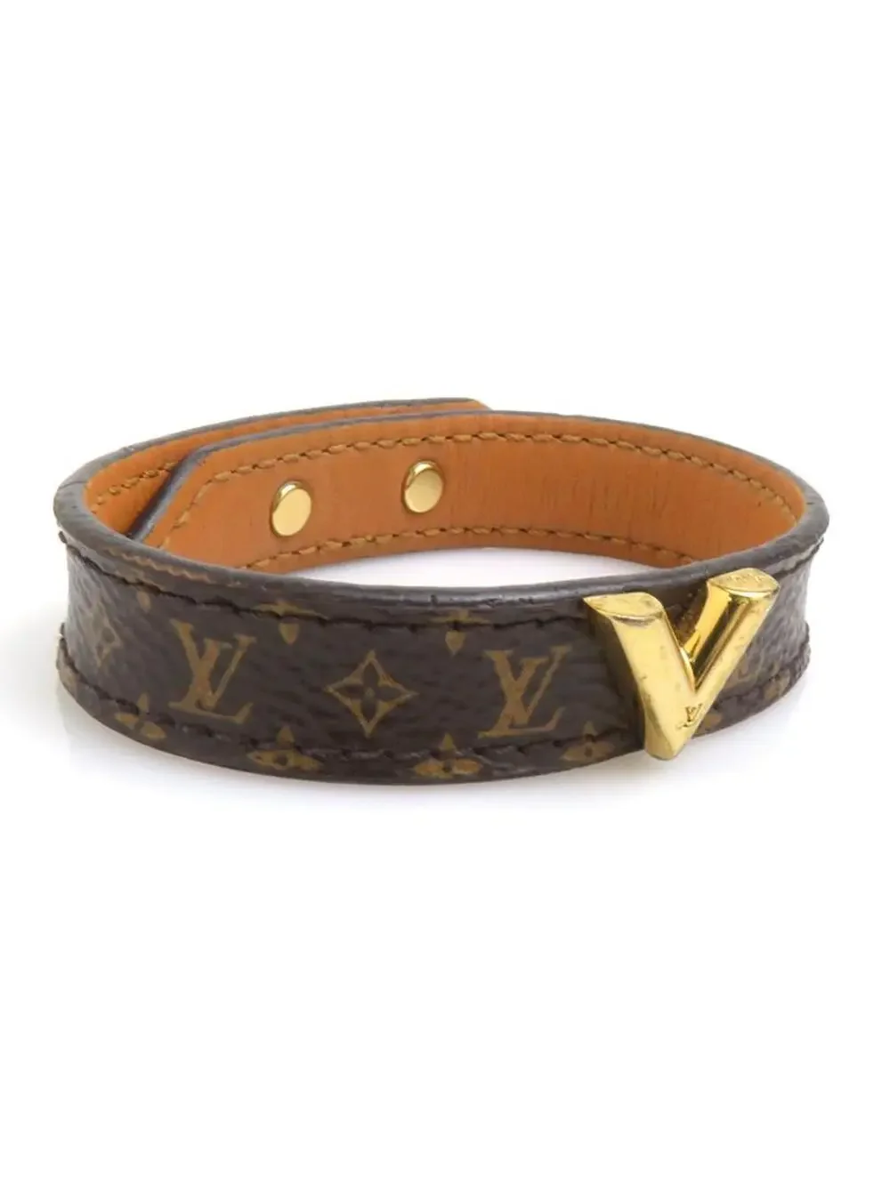 Auth Louis Vuitton Essential V Bracelet #339541L16B